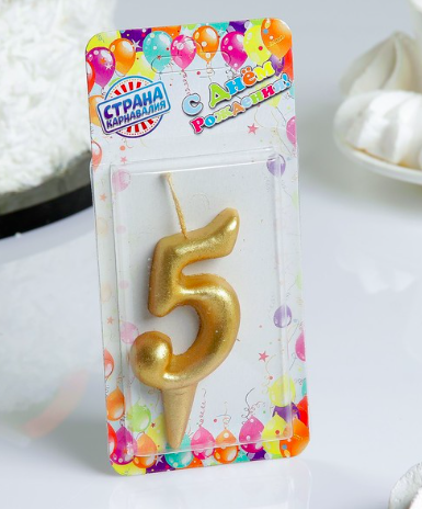 Изображение Свеча овал 5